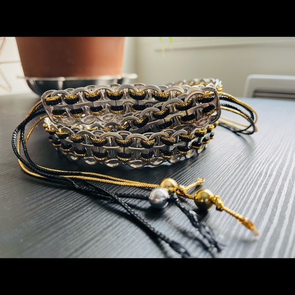 Unique soda can tabs belt 🖤💛 - Picture 1 of 8